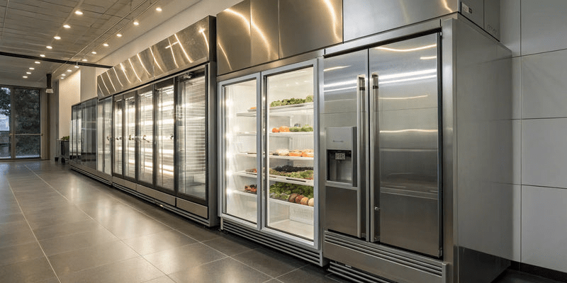 Commercial refrigeration installation