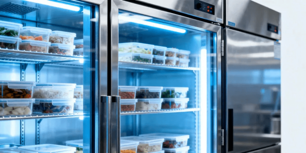 Inspecting internal fridge components