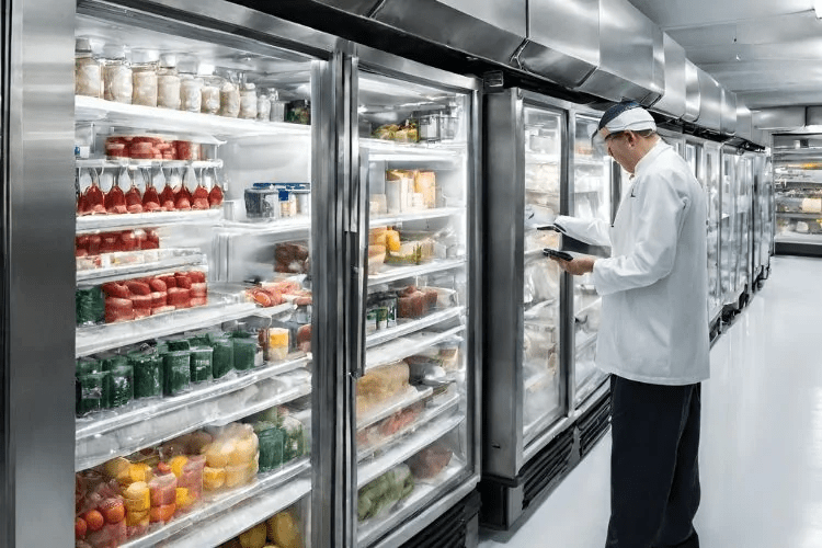 commercial refrigeration used in restaurant kitchens