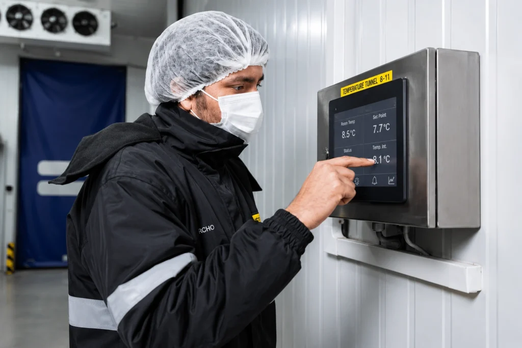 cool room temperature controller inspection